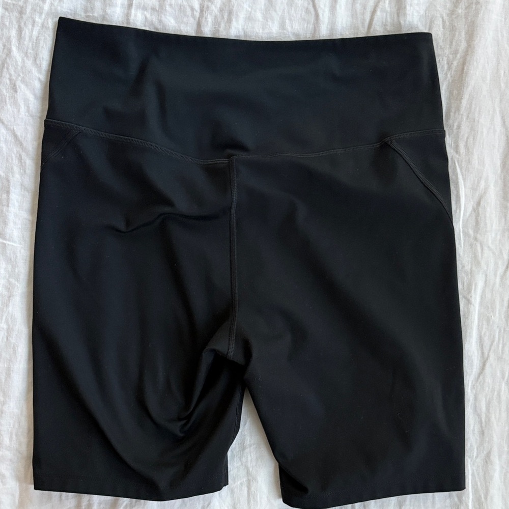 Black High Rise Bike Short - Picture 3 of 3